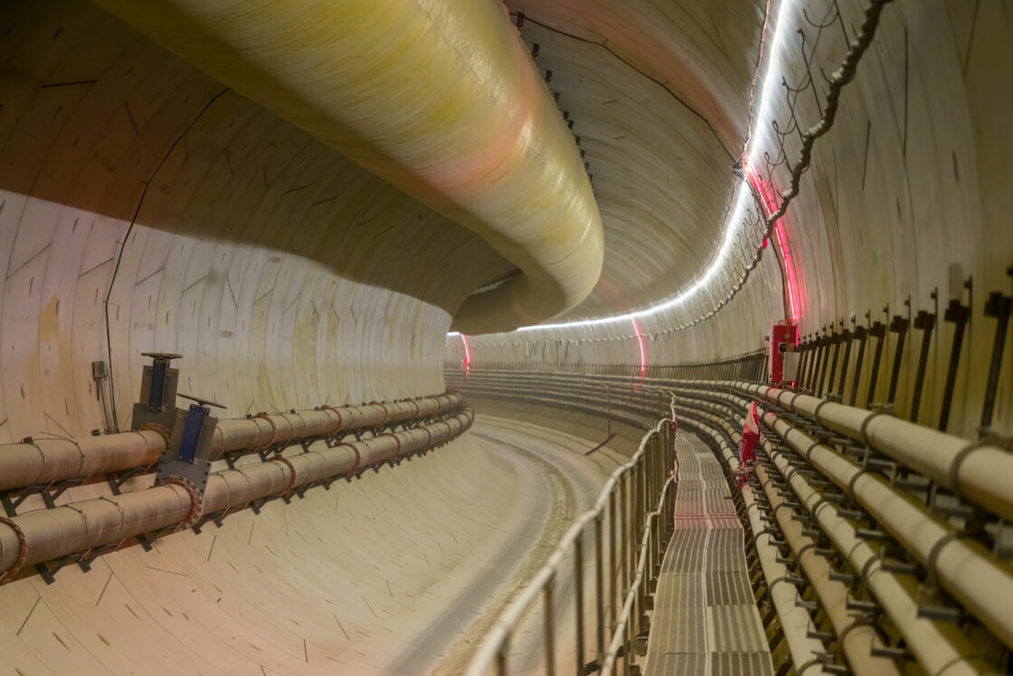 Ligne 18 – Visite du Tunnelier Awa en percement